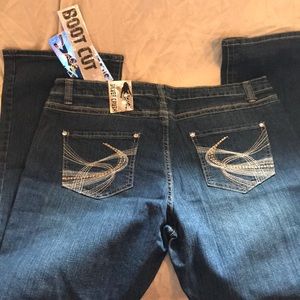 Silver Crush boot cut jean size 18